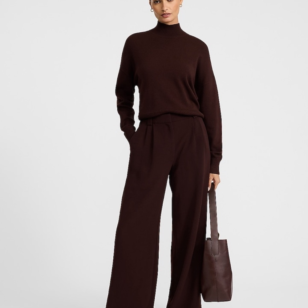 Express Brown Women's Wide-Leg Pants - Brand New